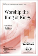 Worship the King of Kings Two-Part Mixed choral sheet music cover